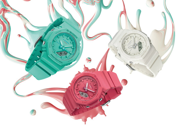 卡西歐推出采用鮮明單色設計的緊湊型G-SHOCK手表