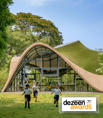 國際獎項代辦｜英國Dezeen設計獎：印度國際學校以流線通透的空間與理念，為教育開拓嶄新思維-cover