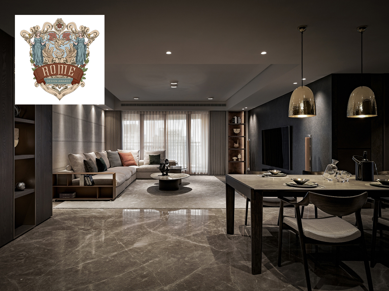 室內設計 ｜ 墨色之詩 ｜ 朱英凱室內設計1-1