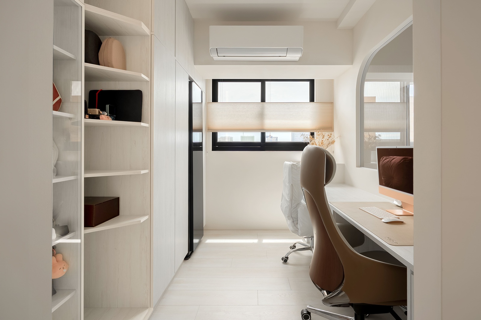 奶油系弧形設計,描繪年輕夫妻19坪的輕暖柔光宅 | 歐德傢俱 DECO TV 室內設計網路平台10