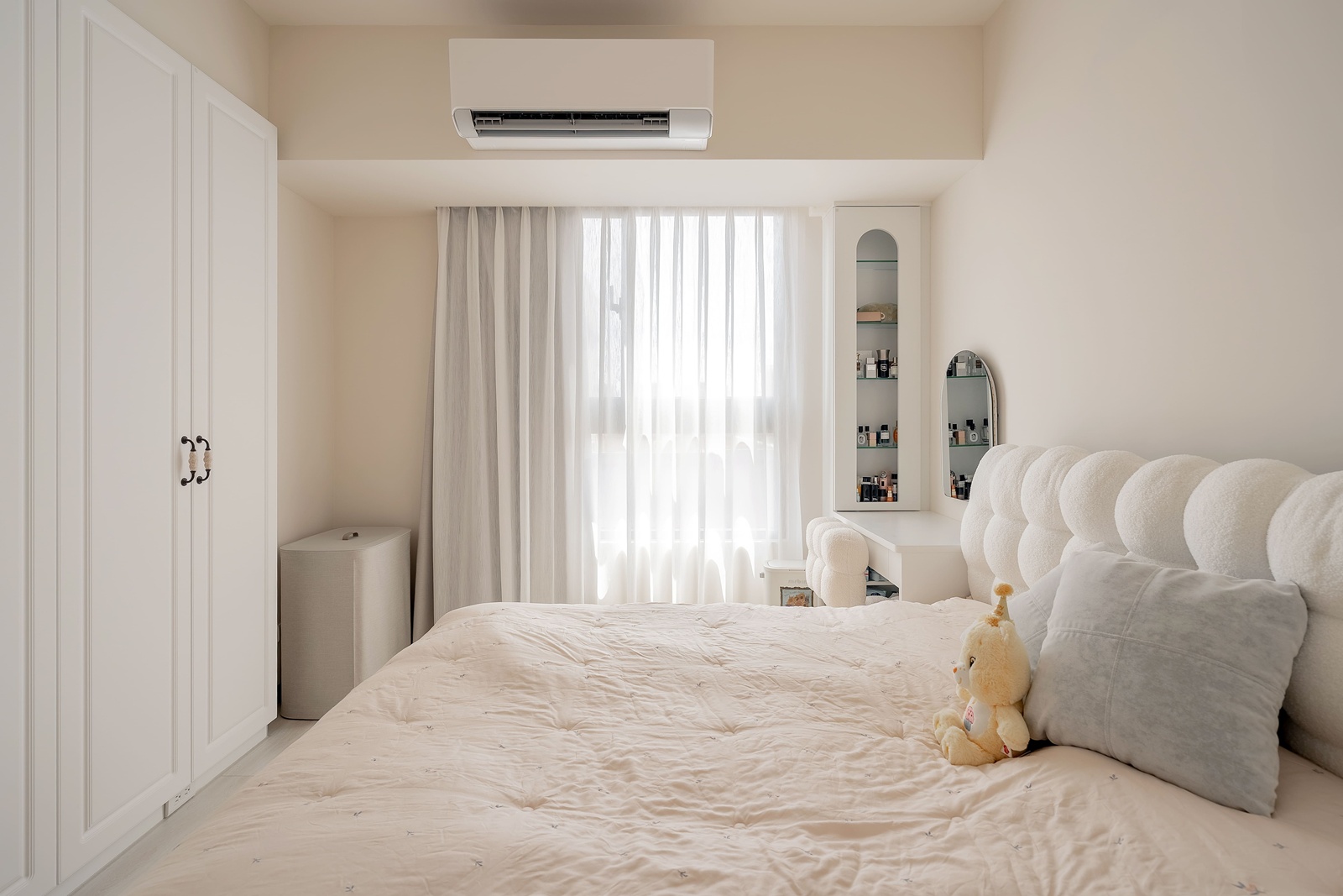 奶油系弧形設計,描繪年輕夫妻19坪的輕暖柔光宅 | 歐德傢俱 DECO TV 室內設計網路平台15