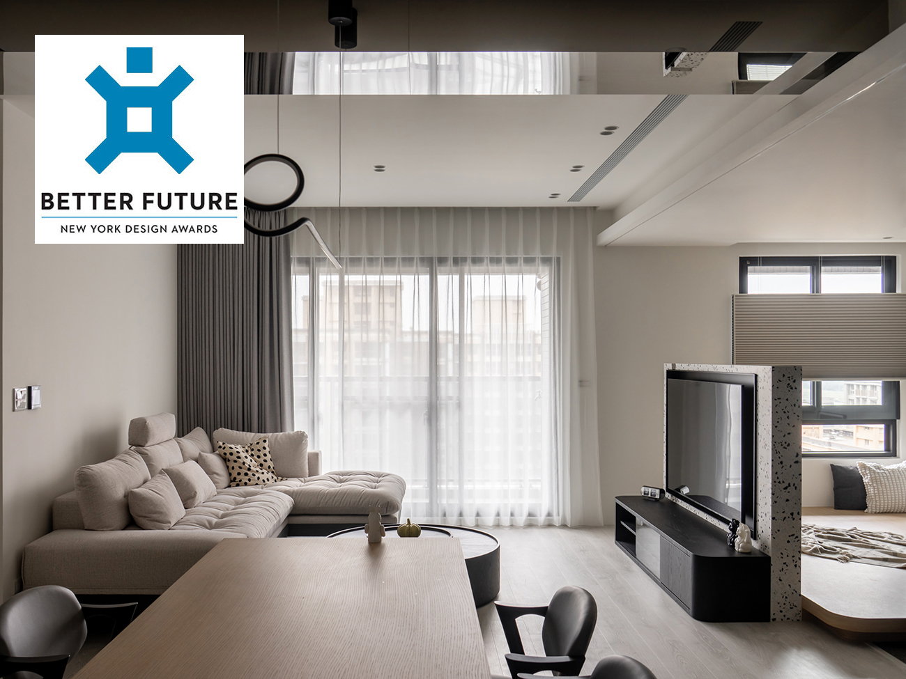 百大城市設計獎 ｜ 柔弧構境 ｜ 蕎鐙室內設計1-1