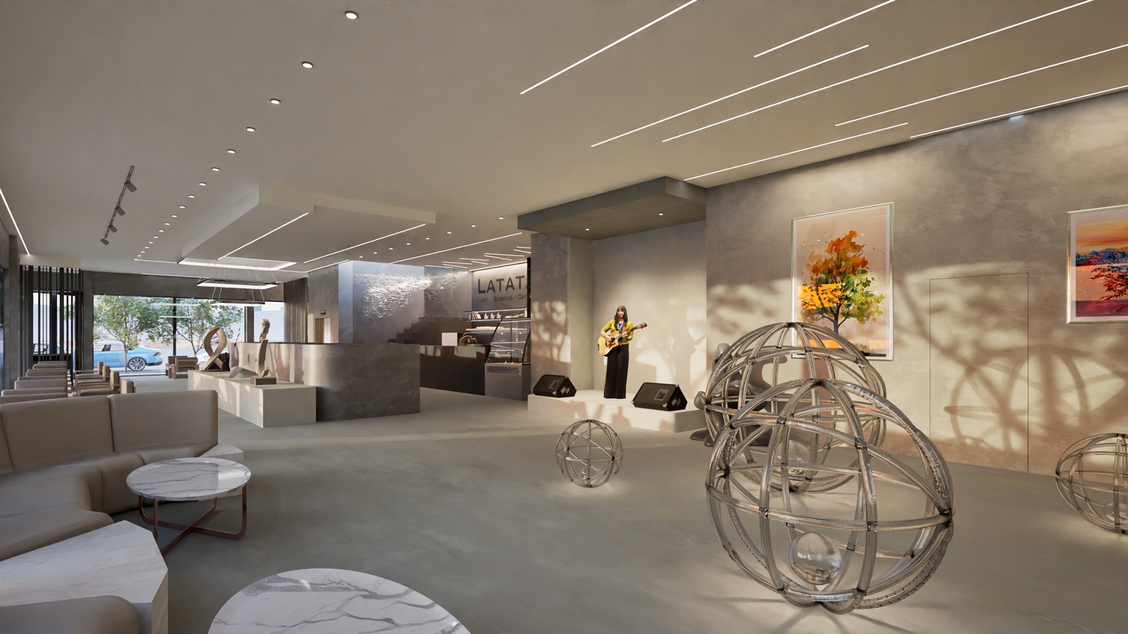 商空設計 | LATATA CAFÉ | 鳴悦設計 DECOTV 室內設計平台2