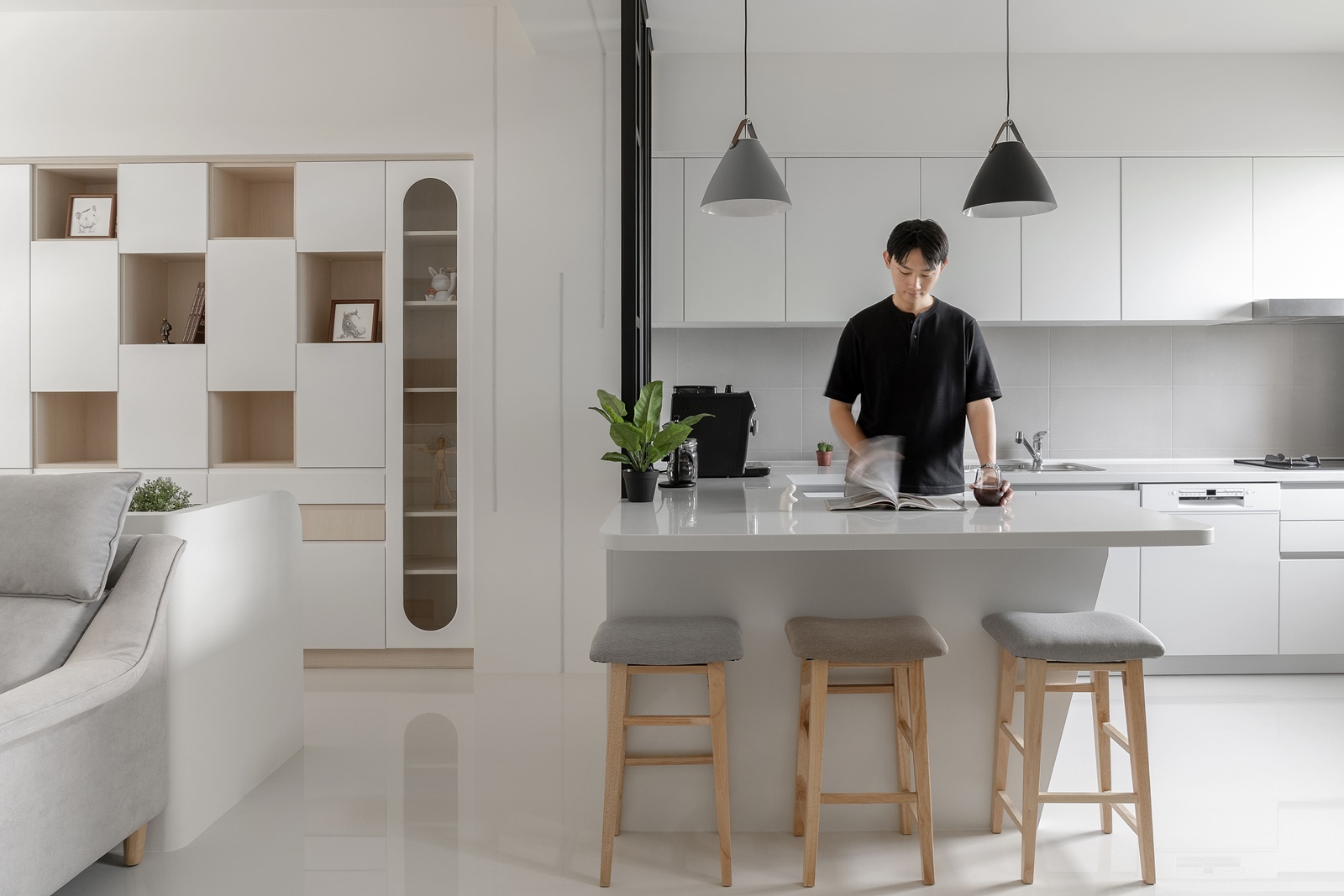 生活方程式的多重解法，60坪透天厝實現工作與生活的完美平衡！ ｜ 歐德傢俱 DECO TV 室內設計網路平台 