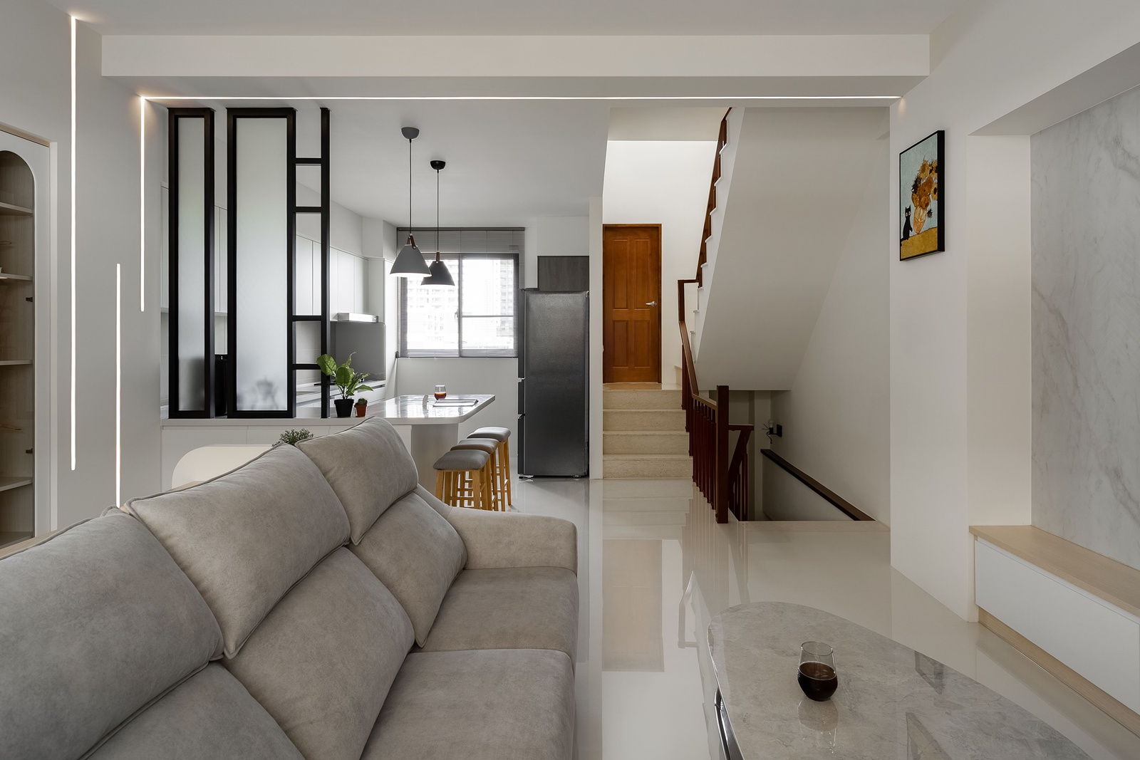 生活方程式的多重解法，60坪透天厝實現工作與生活的完美平衡！ ｜ 歐德傢俱 DECO TV 室內設計網路平台 7