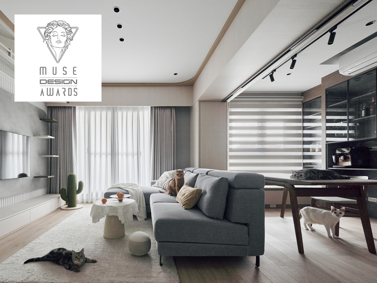 MUSE Design ｜ 貓宅共生 ｜ 奈子光空間設計1-1