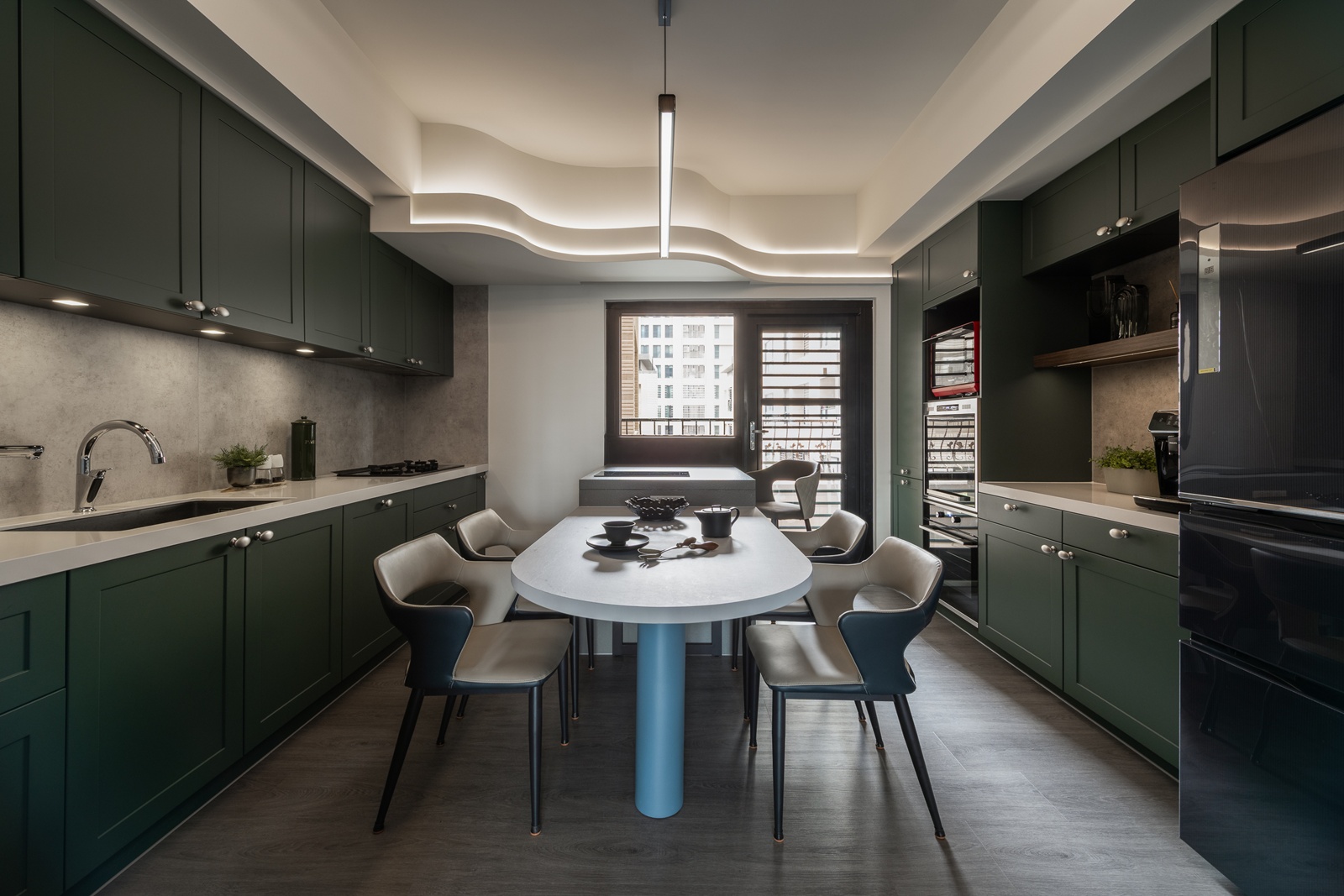 室內裝潢 ｜ 裝潢風格 ｜ 藍綠弦動 ｜ 皇御苑設計1